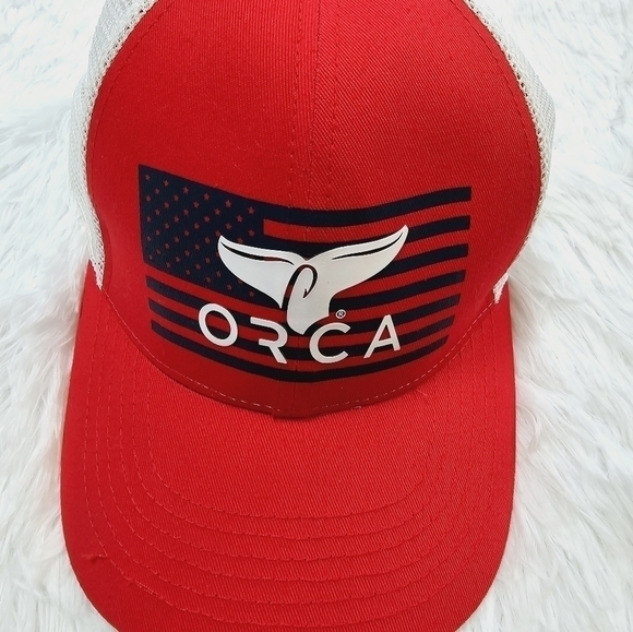 Orca mesh net snapback trucker hat - Picture 3 of 9